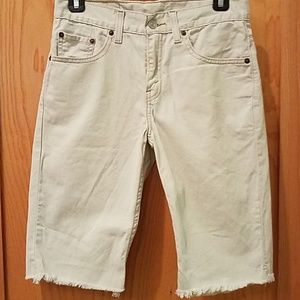 Levis Long Shorts Distressed